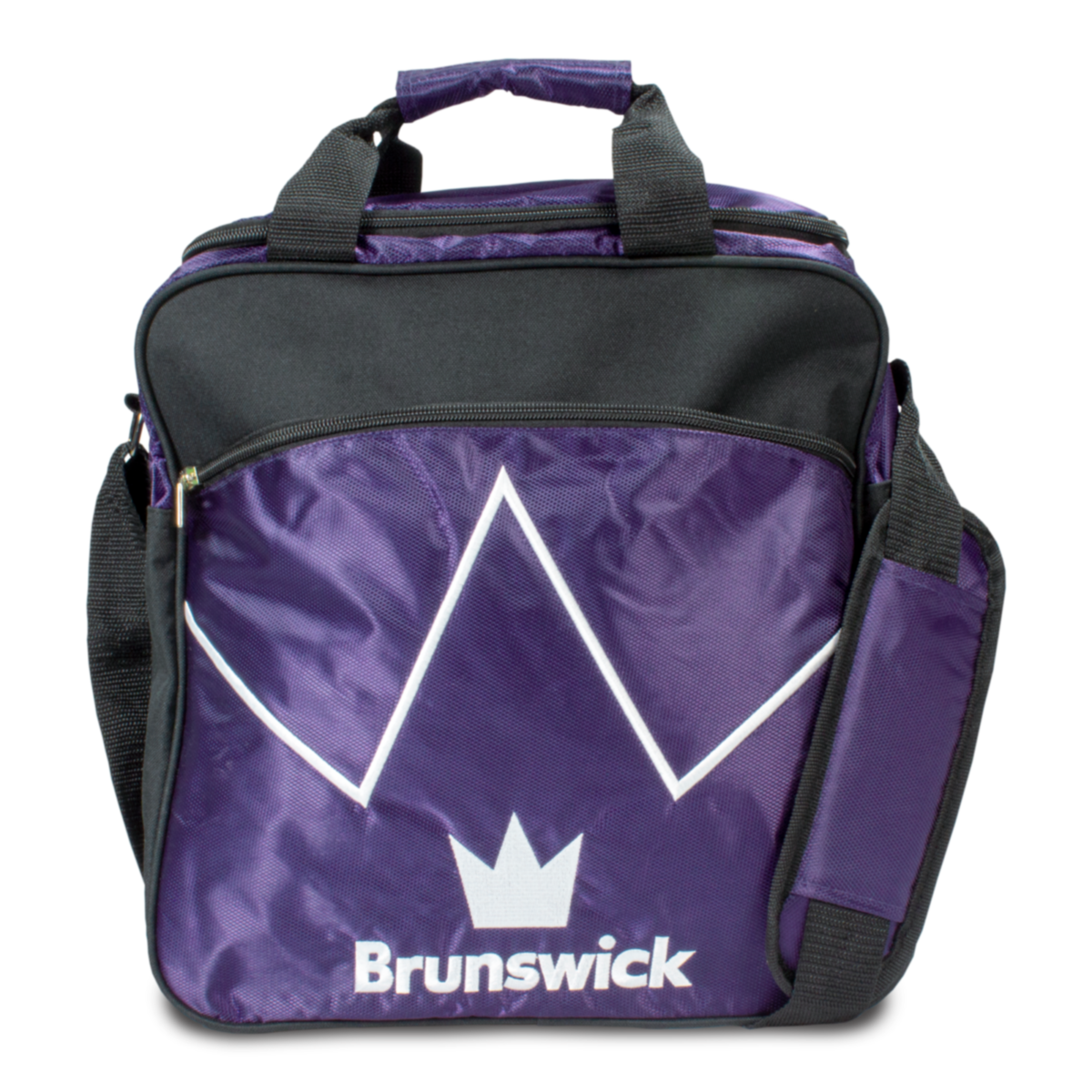 Brunswick Blitz Double Roller Bowling Bag - Purple 